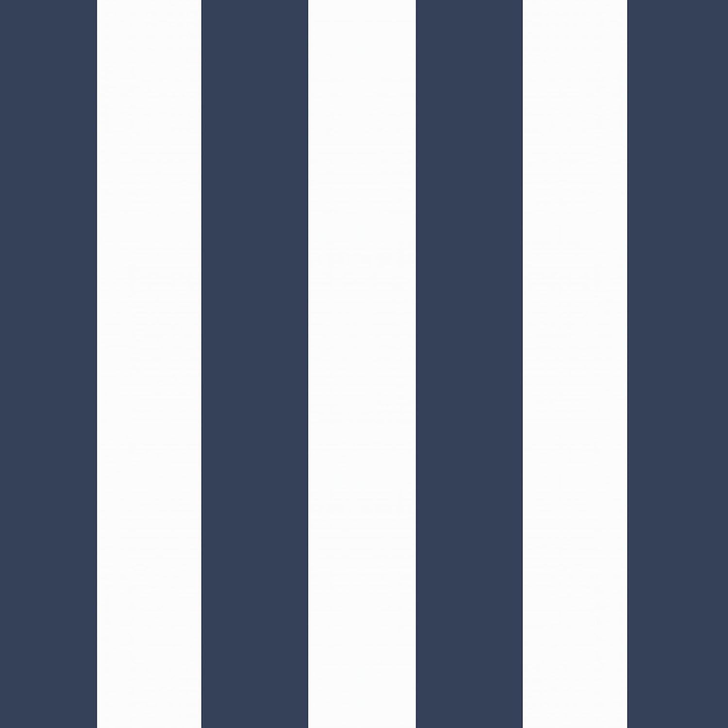 Arden 4-Pack Outdoor Patio Dining Chair Cushion, 20x44, Rain-Proof Seat Pad, Fade-Resistant Outdoor Cushion Sapphire Blue Cabana Stripe