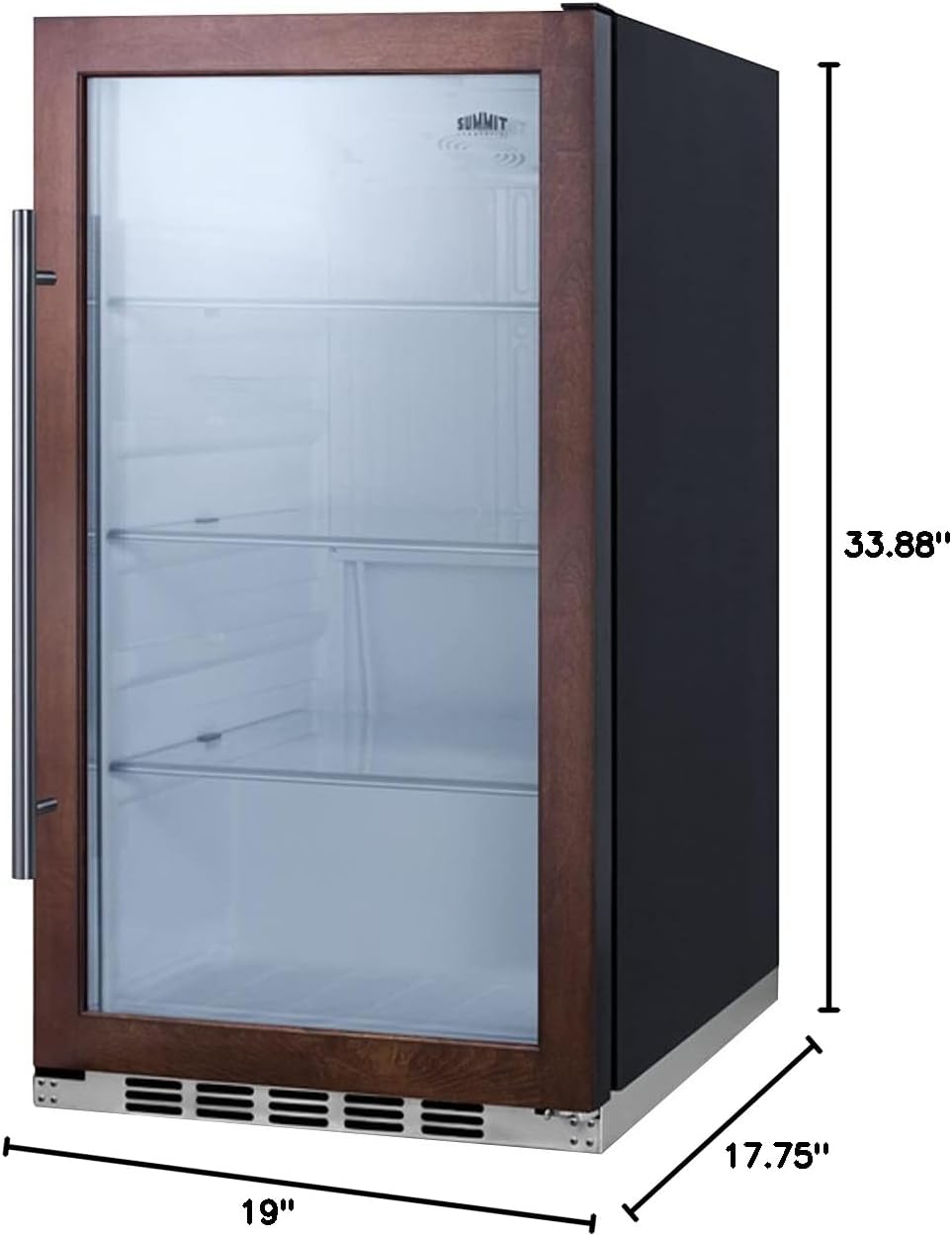 Summit 19' Beverage Center, 3.13 cu.ft. Capacity, Shallow Depth, Outdoor Refrigerator, *Panel Ready- SPR489OSPNR (*Panel not included)