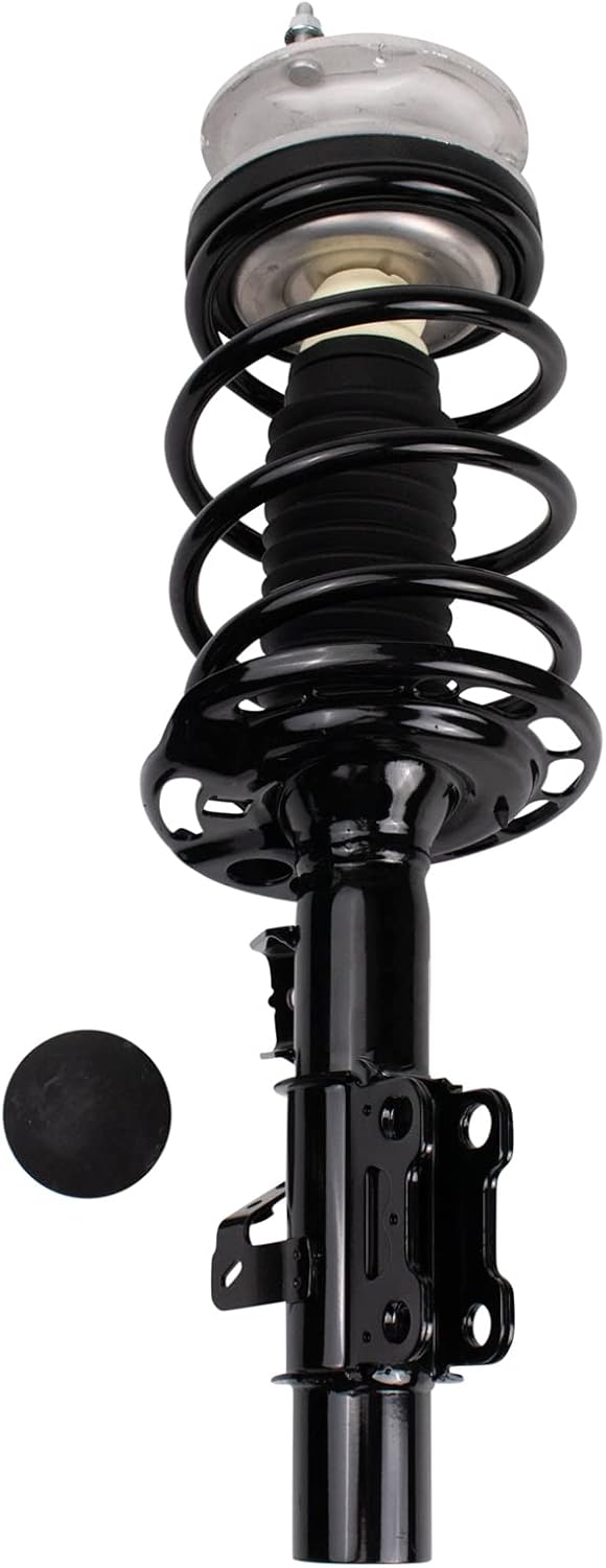 TRQ Front Suspension Kit Complete Strut & Coil Spring Assembly Sway Bar Stabilizer Link Compatible with 2013-2019 Cadillac ATS