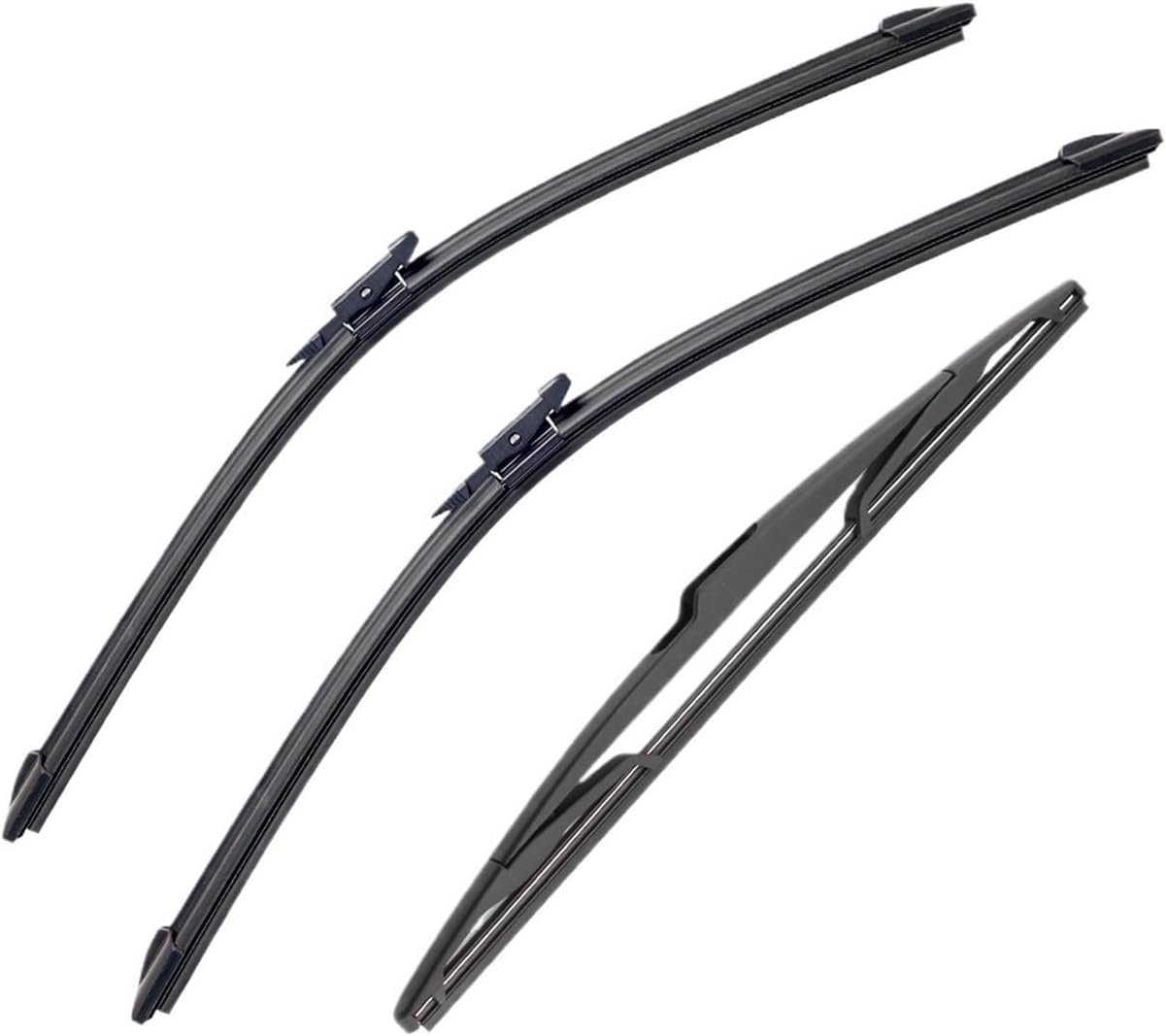 Car Windshield Wiper Compatible For Vauxhall Opel Zafira B 2005-2011 Front And Rear Wiper Blade Brush Accessories 28'+22'+14'