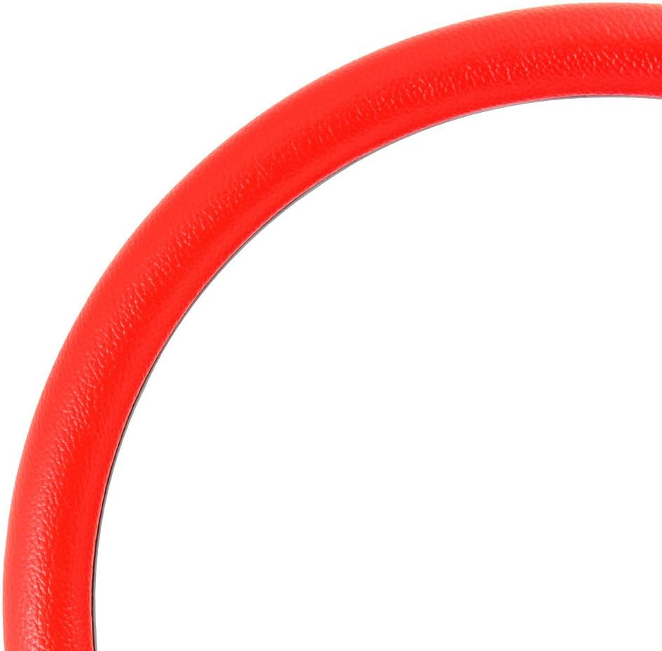 Flame Steering Wheel 5-bolt 14 Inch Aluminum with Red Wrap and Horn