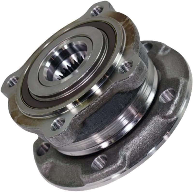KarParts360 For BMW X5 2010 2011 2012 Wheel Hub Assembly Driver And Passenger Side | Pair | Front | 5 Studs | Ball Bearing Type | 5 By 4.72 Inches Bolt Pattern | With Bearing | Replacement For 513312