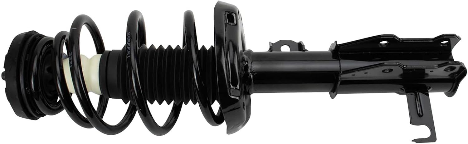 TRQ Front Suspension Kit Complete Strut & Coil Spring Assembly Sway Bar Stabilizer Link Compatible with 2018-2019 Cadillac XTS