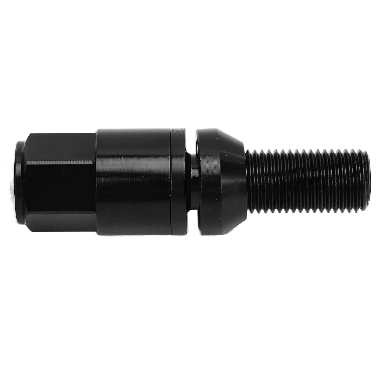 Brilluxa Wheel Bolts, 20PCS M14x1.5 Cone Seat Taper Lug Nuts Black, Universal Car Wheel Bolt Set Auto Tire Fastener Kit for Vehicle Wheel Installation