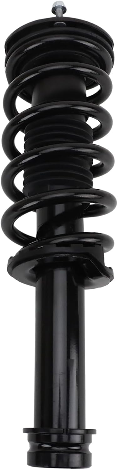 TRQ Front Suspension Kit Shock & Spring Strut Assembly Sway Bar Stabilizer Link Compatible with 2014-2016 Tesla S