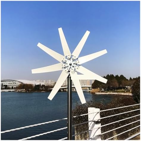 1000W Wind Turbine Generator Kit, 12V 2000W Power Supply System, Complete with Inverter, Ideal for Home Solar Panels & Industrial Energy Solutions