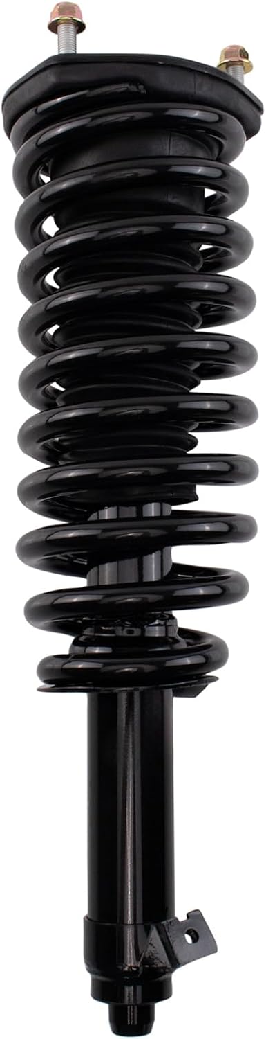 TRQ Front Suspension Kit Shock & Spring Strut Assembly Sway Bar Stabilizer Link Compatible with 2009-2017 Lexus LS460 2008-2016 LS600h