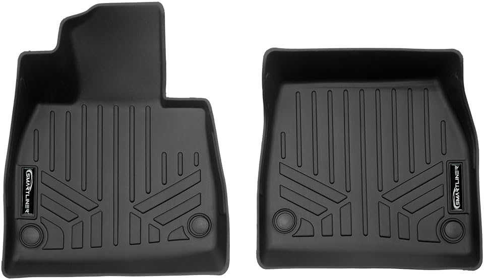Smartliner All Weather Protection Custom Fit 2 Row Floor Mats and Cargo Liner Set Compatible with 2023-2025 Mercedes-Benz EQE