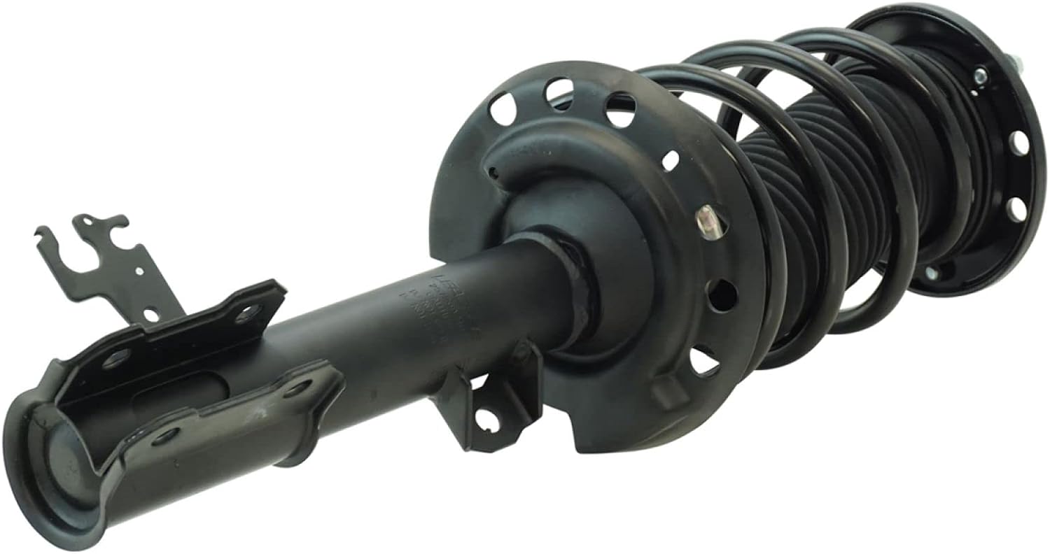 TRQ Front Suspension Kit Complete Strut & Coil Spring Assembly Sway Bar Stabilizer Link for 2003-2011 Saab 9-3