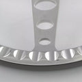 14'' Billet Half Wrap 9 Bolts Steering Wheel with 2'' Dish and Horn Button (Carbon Vinyl)