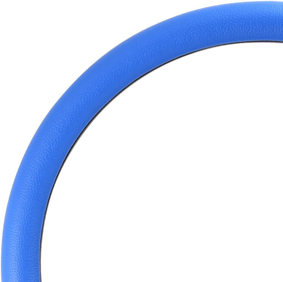 5-bolt Steering Wheel 14 Inch Aluminum with Sky Blue Wrap and Horn