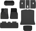 TPE Floor Mats Fit Tesla Model Y Juniper 2024-2025 Truck Accessories Cargo Liners All Weather Protection 9PCS Black Alfombras para Carro
