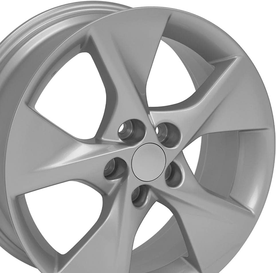 OE Wheels TY12 18 Inch Rim Fits Camry Style 5x114.3 18x7.5 Gloss Silver - Hollander 69605 (1)
