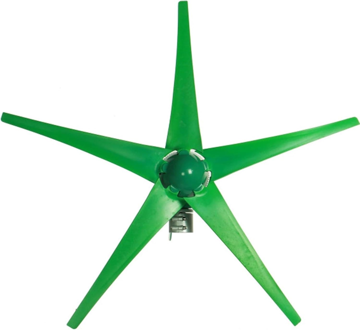 Wind Generator Kit 1000W 12V/24V 3 Phase AC Wind Turbine 5/6 Blade Windmill with MPPT Controller (Color : Green, Size : 24v)