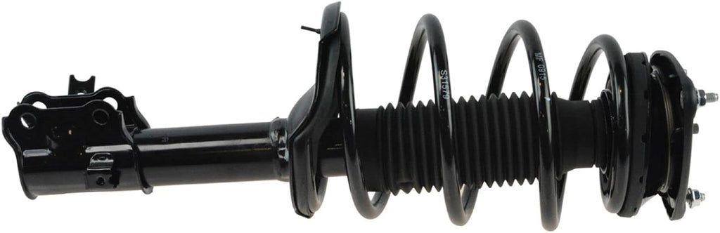TRQ Front Suspension Kit Complete Strut & Coil Spring Assembly Sway Bar Stabilizer Link Compatible with 2006-2011 Hyundai Accent Kia Rio Rio5