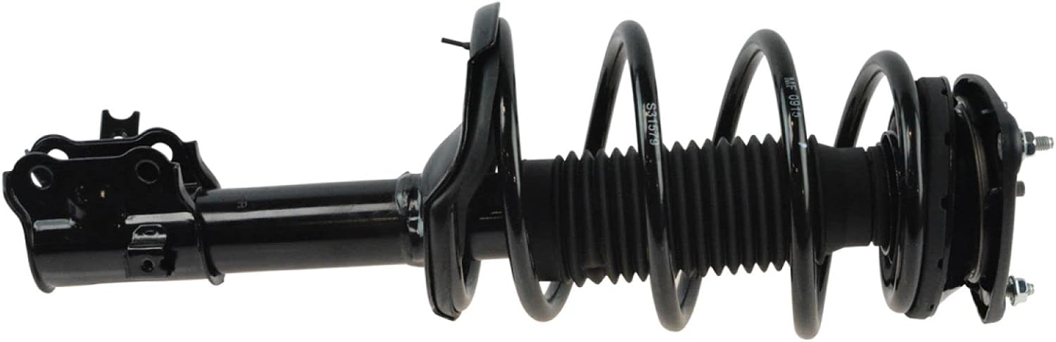TRQ Front Suspension Kit Complete Strut & Coil Spring Assembly Sway Bar Stabilizer Link Compatible with 2006-2011 Hyundai Accent Kia Rio Rio5