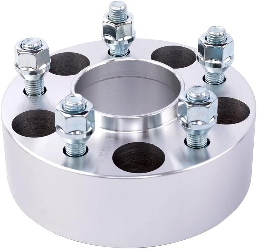 4PC 5x115 Hubcentric Wheel Spacers 2 Inch with 14x1.5 Studs 71.5mm Hub Bore Compatible with Dodge 5 Lug for 2005-2022 300 | 2004-2008 Magnum | 2006-2022 Charger | 2009-2022 Challenger