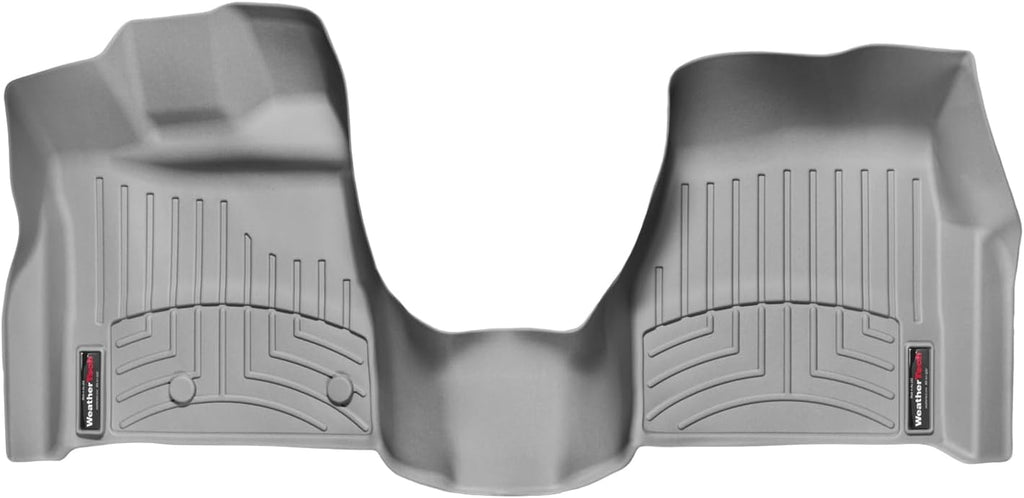 WeatherTech Custom Fit FloorLiners for Lincoln Town Car, Town Car, 1st Row - Over The Hump (466831), Grey