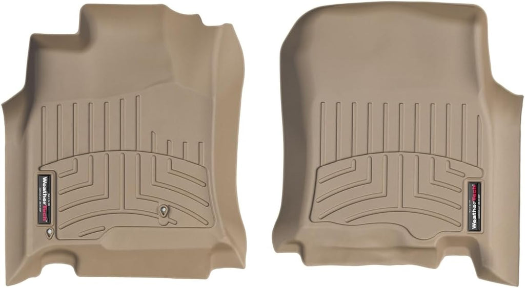 WeatherTech Custom Fit FloorLiners for Toyota 4Runner - 1st Row (450111), Tan