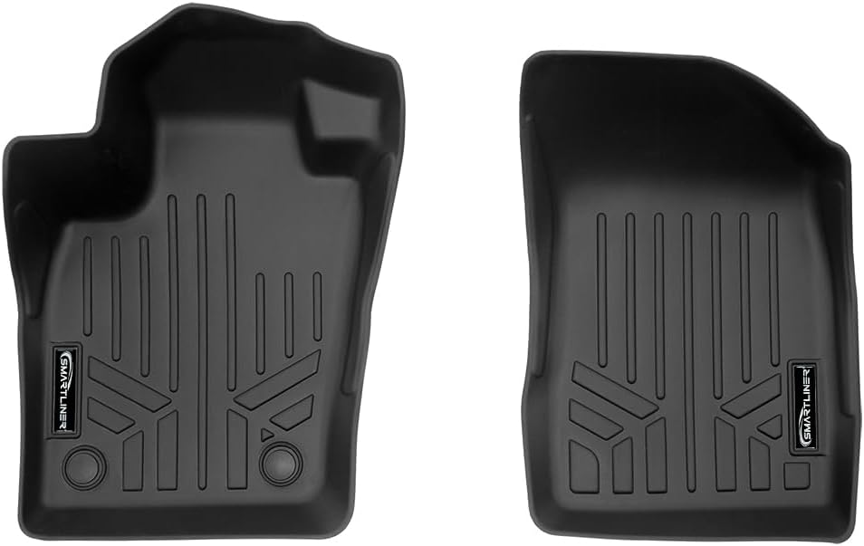 SMARTLINER All Weather Protection Custom Fit 1st Row Floor Mat Liner Set Compatible with 2023-2025 Dodge Hornet