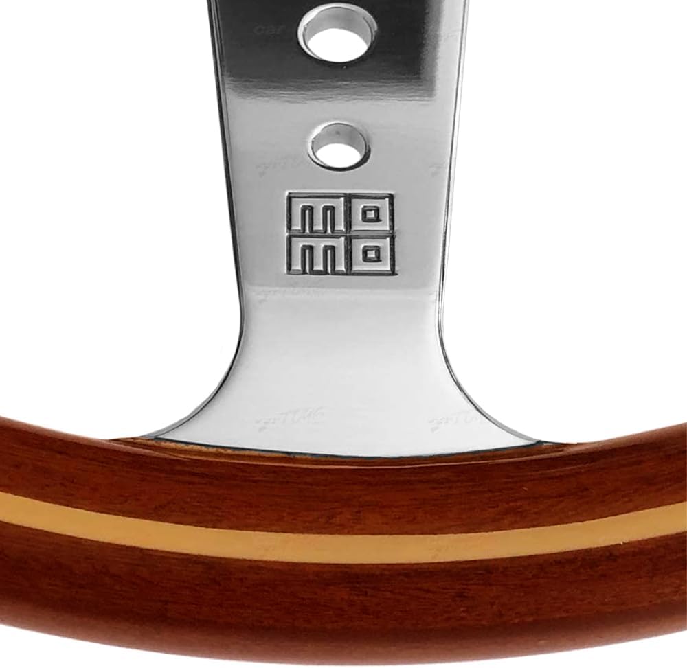 MOMO Motorsport California Heritage Steering Wheel Mahogany Wood, 360mm/14.2 inches - CAL36WD0P