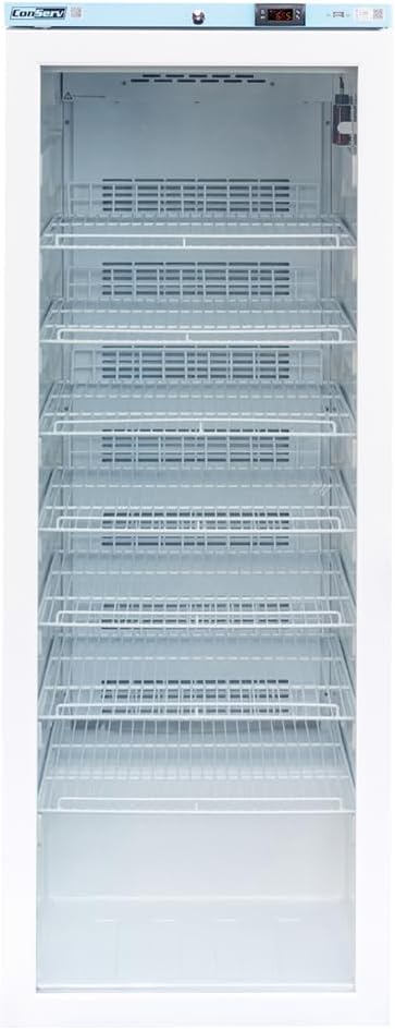 Conserv 23.4' Wide Pharmacy & Clinic Refrigerator, 12.7 Cu.Ft Medical Vaccine Fridge, WiFi Temperature Monitoring, High/Low Temp Alarm, Locking Door, No Frost, ETL Listed, 110V