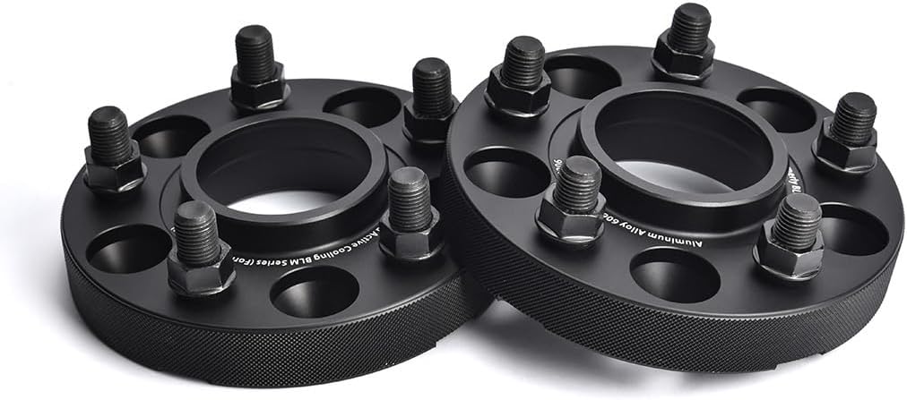 BONOSS Active Cooling Wheel Spacer 2pcs 5x120 CB72.6 Wheel Spacers with M14x1.5 bolts for Land Rover 2019+ Defender, Discovery 3 4 5, Range Rover 2002-2022 (30mm)