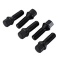 Black Wheel Bolts M14x1.5 14x1.25 28mm 35mm 40mm 45mm Shank Conical Seat Aftermarket ET Extended Lug Studs(Color Name: 35mm 5pcs)