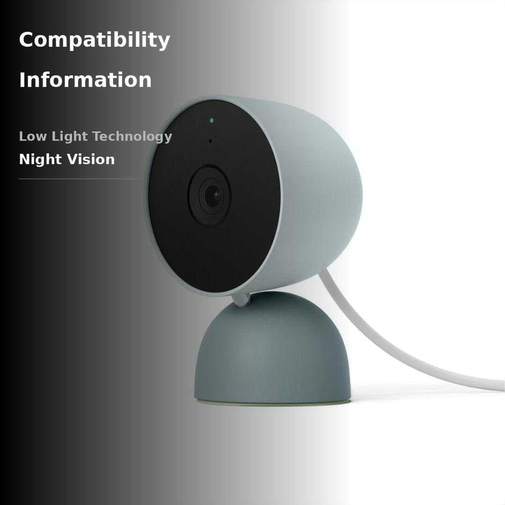 Google Indoor Nest Security Cam 1080p (Wired) - 2nd Generation - Non-Retail Packaging - Fog - 1