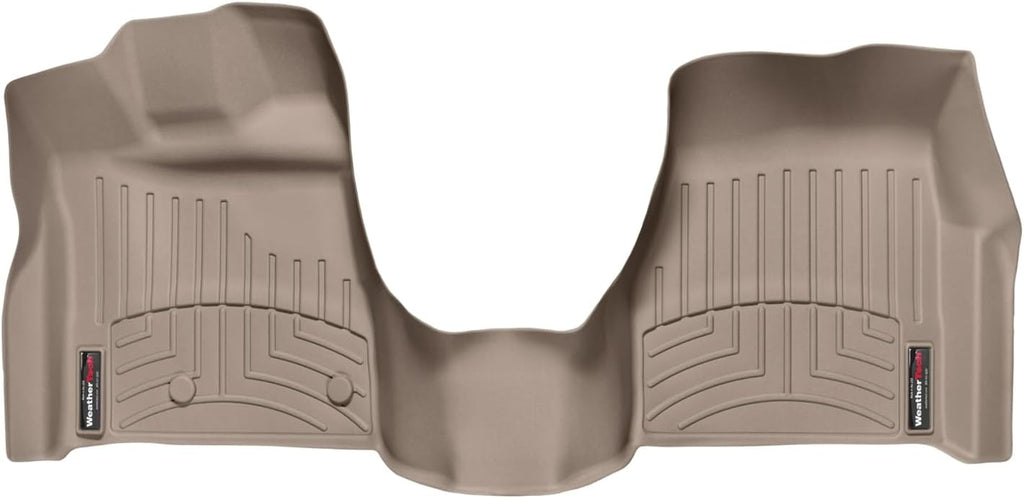 WeatherTech Custom Fit FloorLiners for Lincoln Town Car, Town Car, 1st Row - Over The Hump (456831), Tan