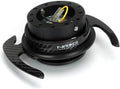 NRG Innovations SRK-700CF-1 Gen 4.0 Carbon Fiber Steering Wheel Quick Release Adapter with Bolts & Allen Key,6 X 70mm / 6 x 74mm Bolt Pattern