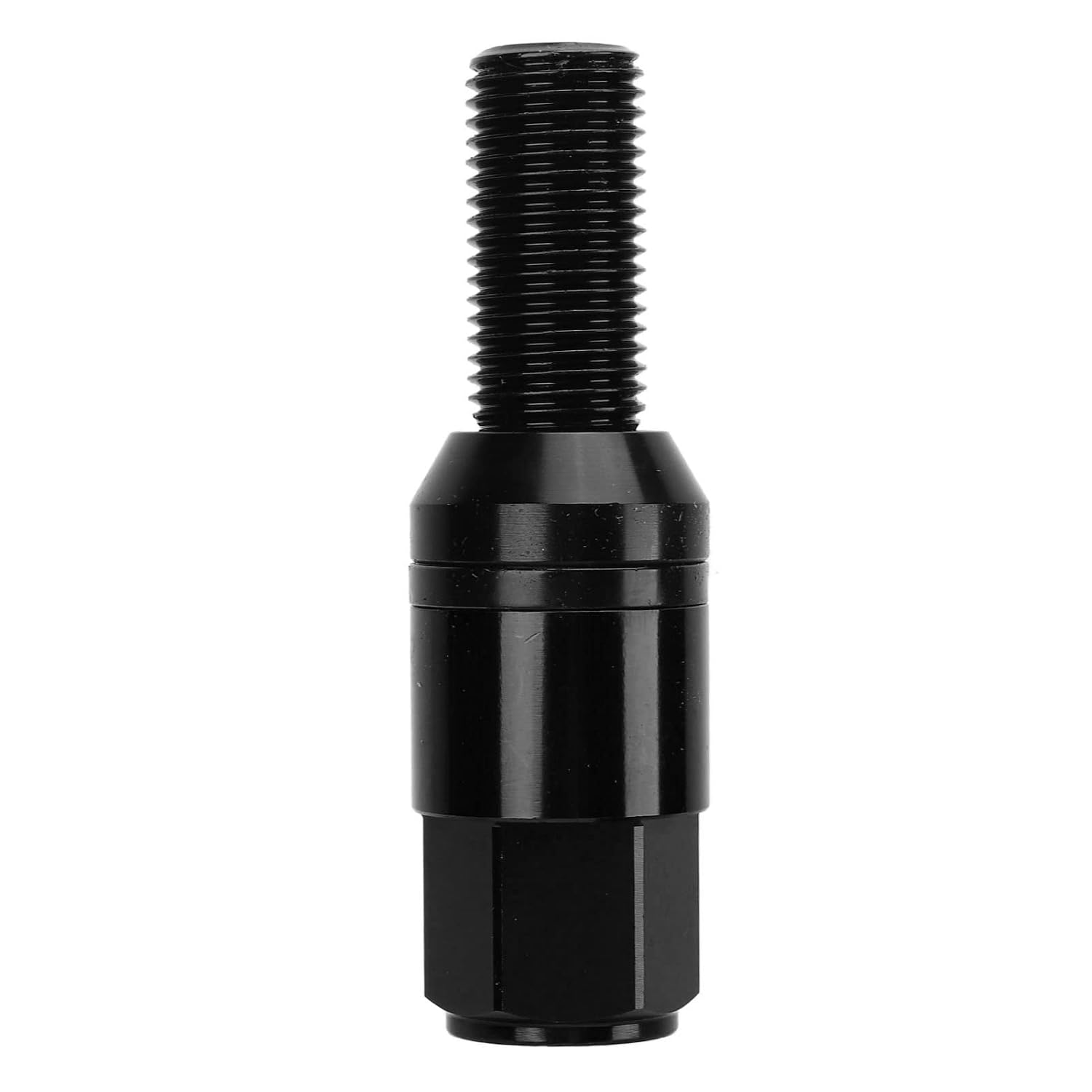 Brilluxa Wheel Bolts, 20PCS M14x1.5 Cone Seat Taper Lug Nuts Black, Universal Car Wheel Bolt Set Auto Tire Fastener Kit for Vehicle Wheel Installation