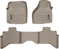 Weathertech Custom Fit FloorLiners for Dodge Ram Truck 1500, Ram 1500, Ram 1500-1st & 2nd Row (454651-452162), Tan