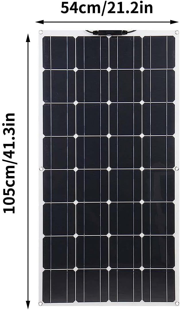 Solar Panel 18V 500W 1000W Flexible Solar Solar Panel Kit Complete RV Car Battery Solar Charger for Home Outdoor RV (1000w)