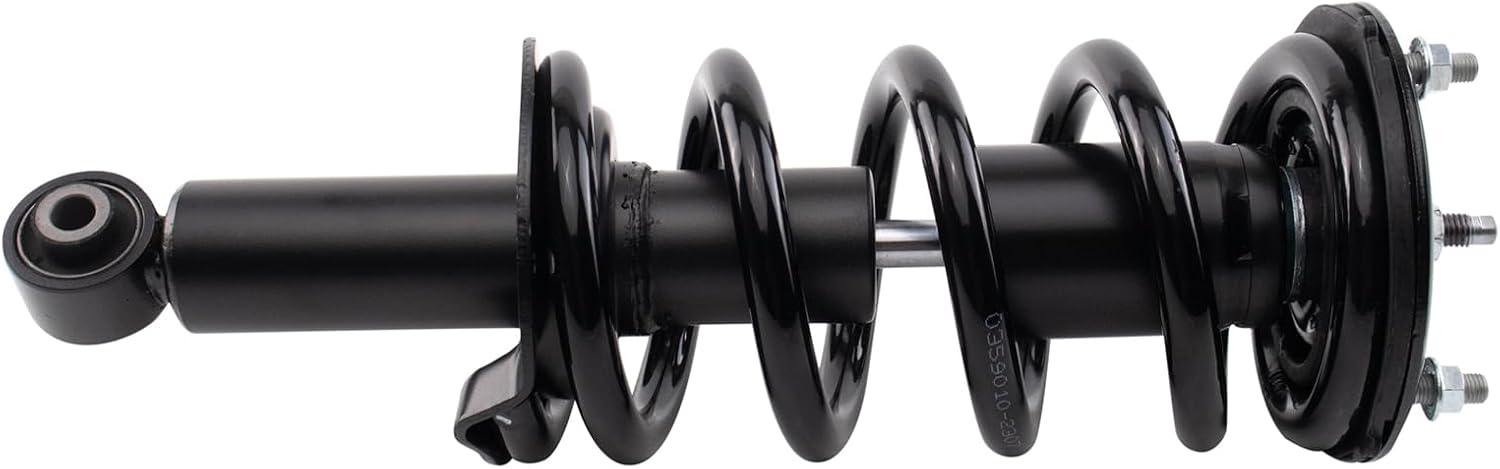 TRQ Front Suspension Kit Shock & Spring Strut Assembly Sway Bar Stabilizer Link Compatible with 2011-2013 INFINITI QX56 2014-2022 QX80