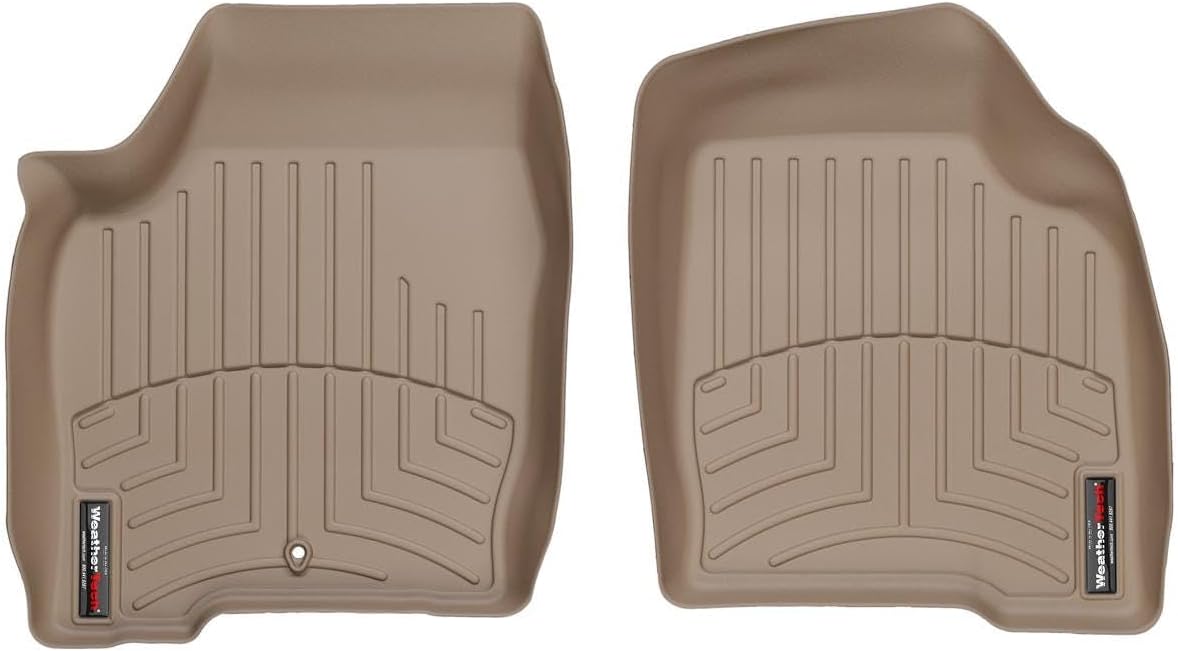 WeatherTech Custom Fit FloorLiners for Chevrolet Impala, Impala Limited (Fleet), Grand Prix - 1st Row (451241), Tan