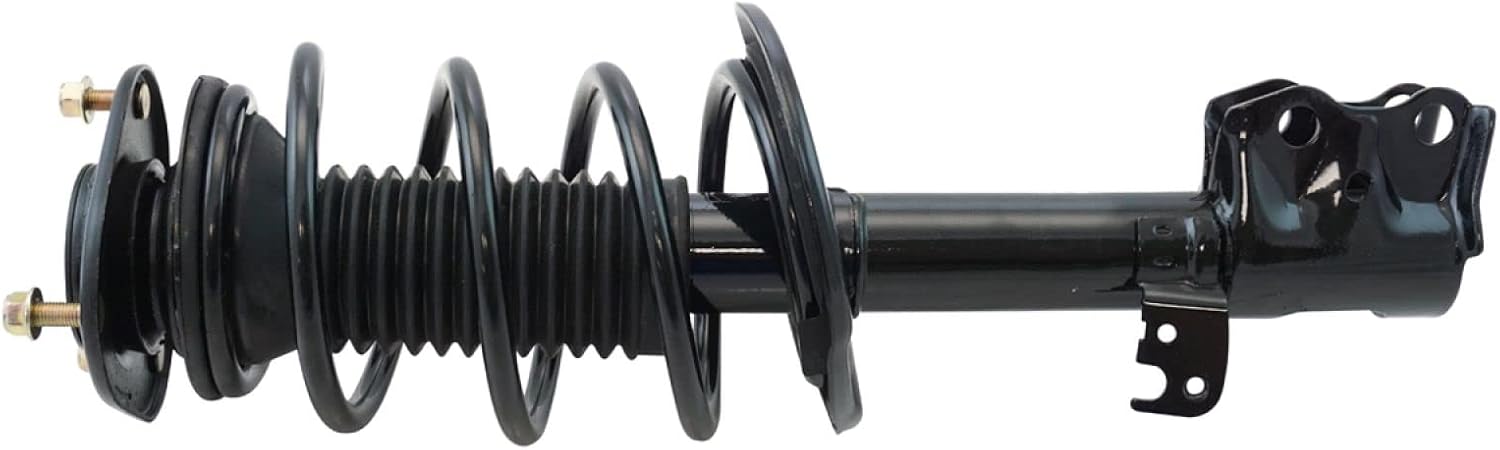 TRQ Front Suspension Kit Complete Strut & Coil Spring Assembly Sway Bar Stabilizer Link Compatible with 2014-2019 Toyota Corolla
