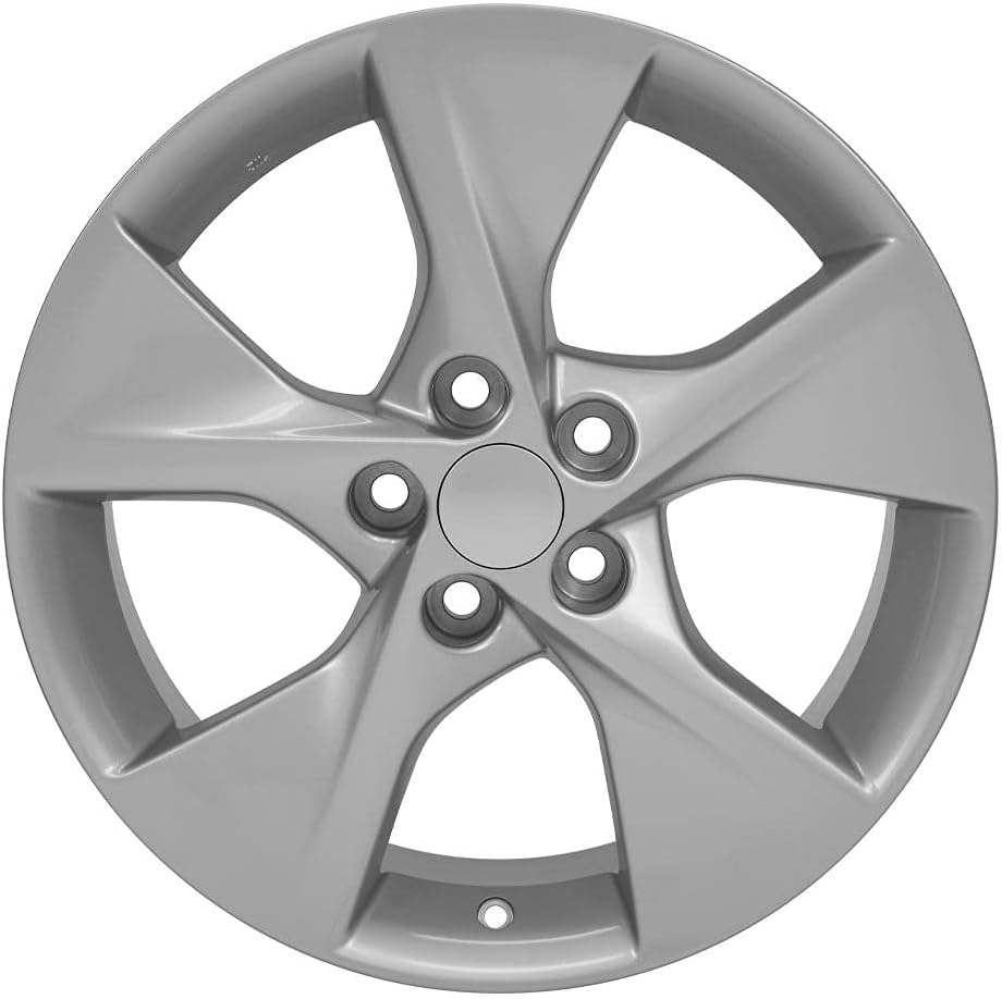 OE Wheels TY12 18 Inch Rim Fits Camry Style 5x114.3 18x7.5 Gloss Silver - Hollander 69605 (1)