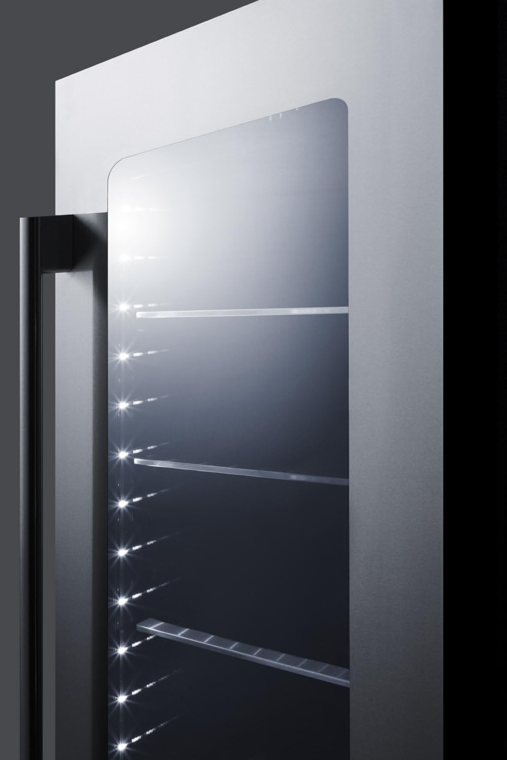 Summit 18' Wide Beverage Center, 3.2 cu.ft. Capacity, Stainless Steel & Glass- CL181WBV