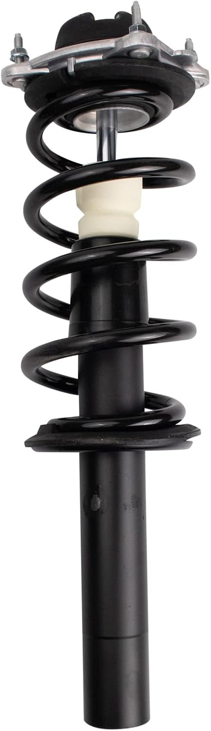 TRQ Front Suspension Kit Shock & Spring Strut Assembly Sway Bar Stabilizer Link Compatible with 2012-2018 Audi A6 A6 Quattro A7 Quattro