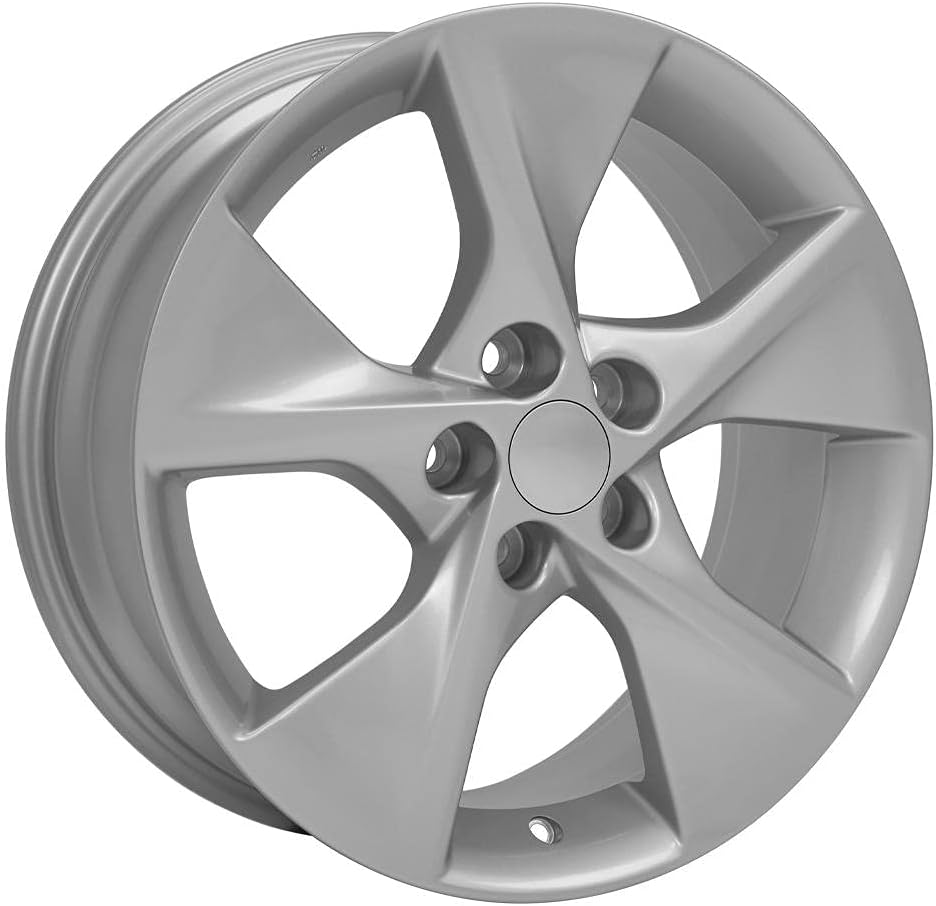 OE Wheels TY12 18 Inch Rim Fits Camry Style 5x114.3 18x7.5 Gloss Silver - Hollander 69605 (1)