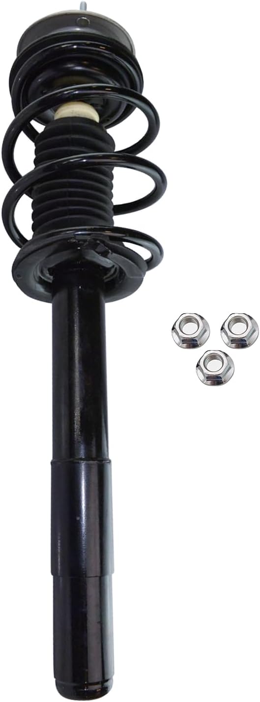 TRQ Front Suspension Kit Complete Strut & Coil Spring Assembly Sway Bar Stabilizer Link Compatible with 2001-2003 BMW 525i 1997-2000 528i 530i