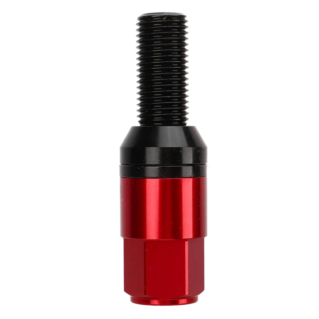 Brilluxa Wheel Bolts, M14x1.5 Lug Bolts Wheel Lug Screws 20PCS Cone Seat Tapered Red, Replacement Fastener Set for Aftermarket Alloy Wheels Car Tire Installation