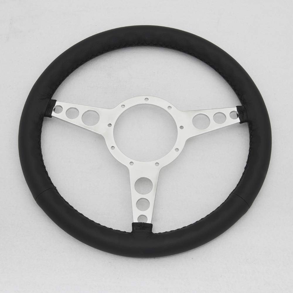14' Classic Steering Wheel Black Chevy GMC Impala GTO W/Horn