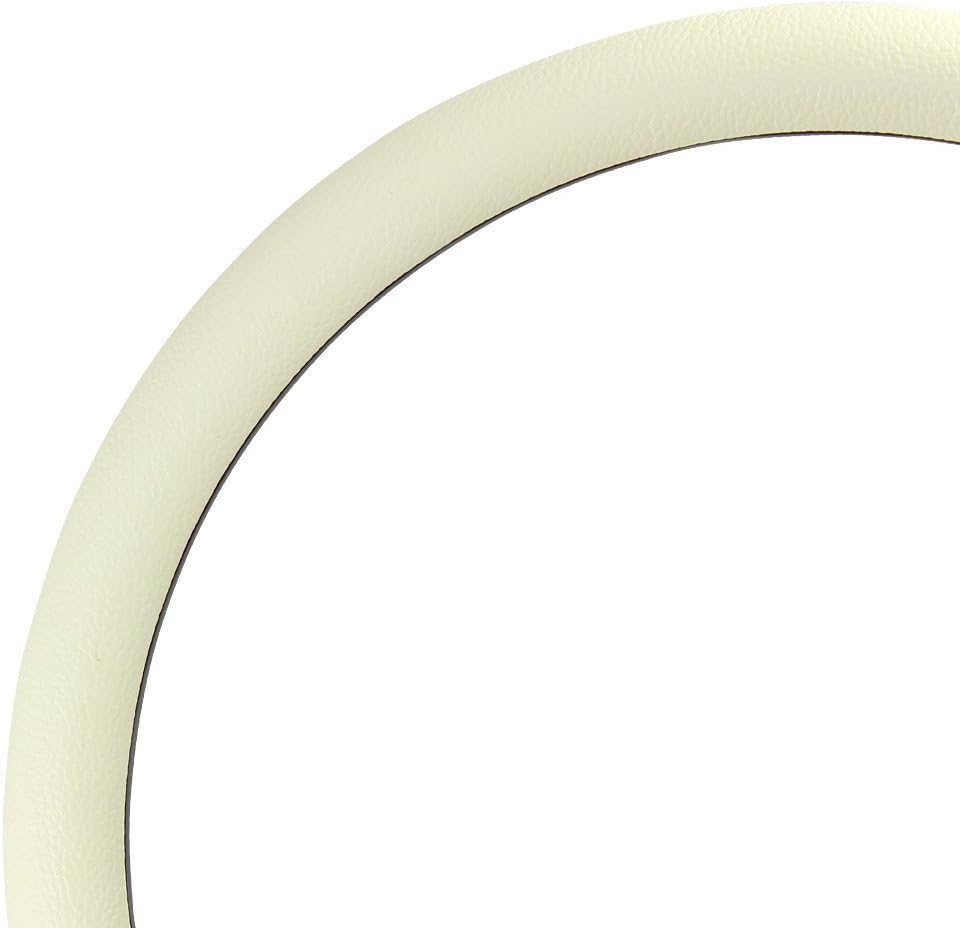 Flame Steering Wheel 5-bolt 14 Inch Aluminum with Cream Wrap and Horn