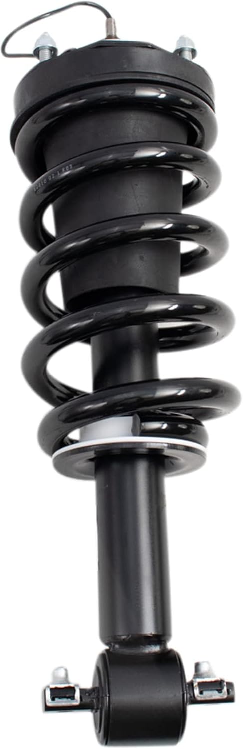 TRQ Front Suspension Kit Shock & Spring Strut Assembly Sway Bar Stabilizer Link Compatible with 15-20 Cadillac Chevrolet GMC