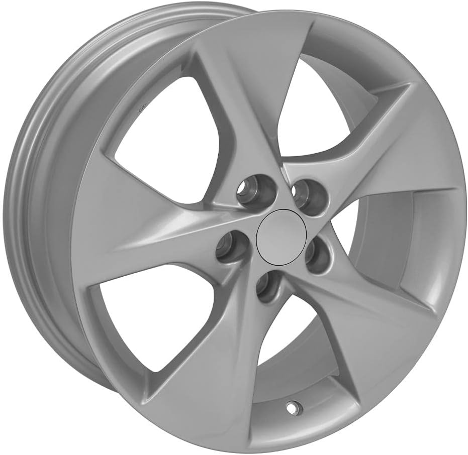 OE Wheels TY12 18 Inch Rim Fits Camry Style 5x114.3 18x7.5 Gloss Silver - Hollander 69605 (1)