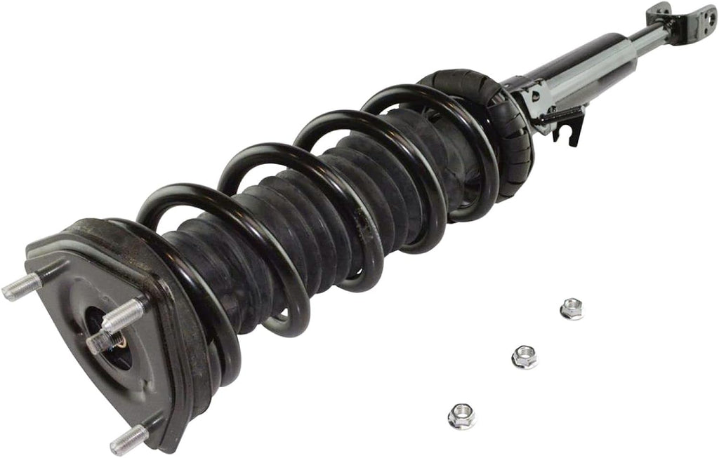TRQ Front Suspension Kit Shock & Spring Strut Assembly Sway Bar Stabilizer Link Compatible with 2003-2007 INFINITI G35 2003-2009 Nissan 350Z