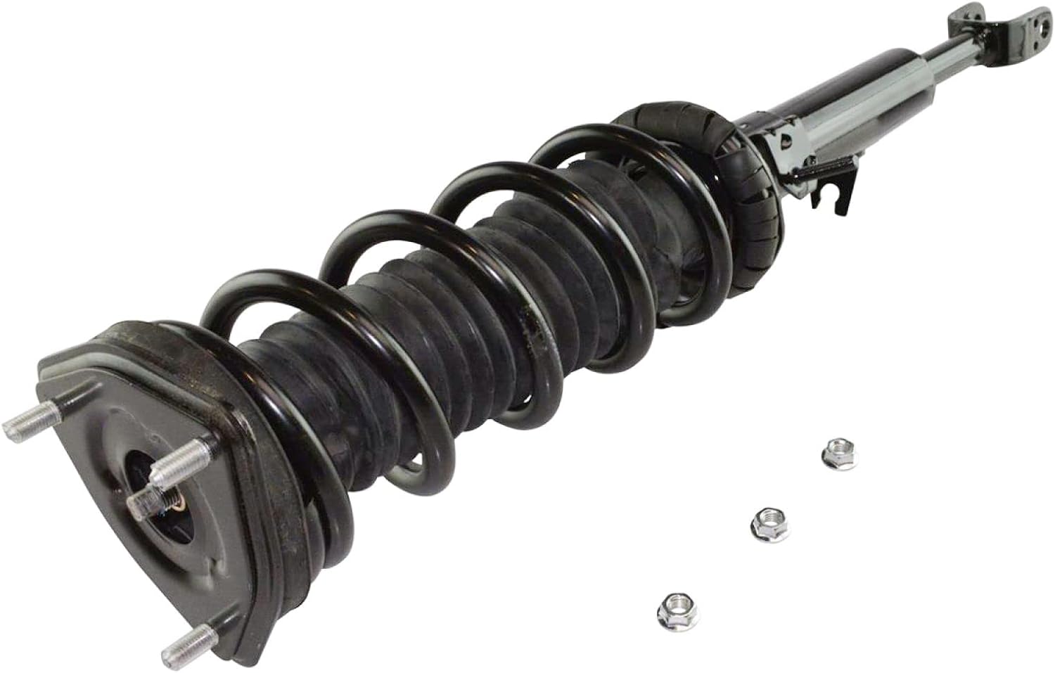 TRQ Front Suspension Kit Shock & Spring Strut Assembly Sway Bar Stabilizer Link Compatible with 2003-2007 INFINITI G35 2003-2009 Nissan 350Z