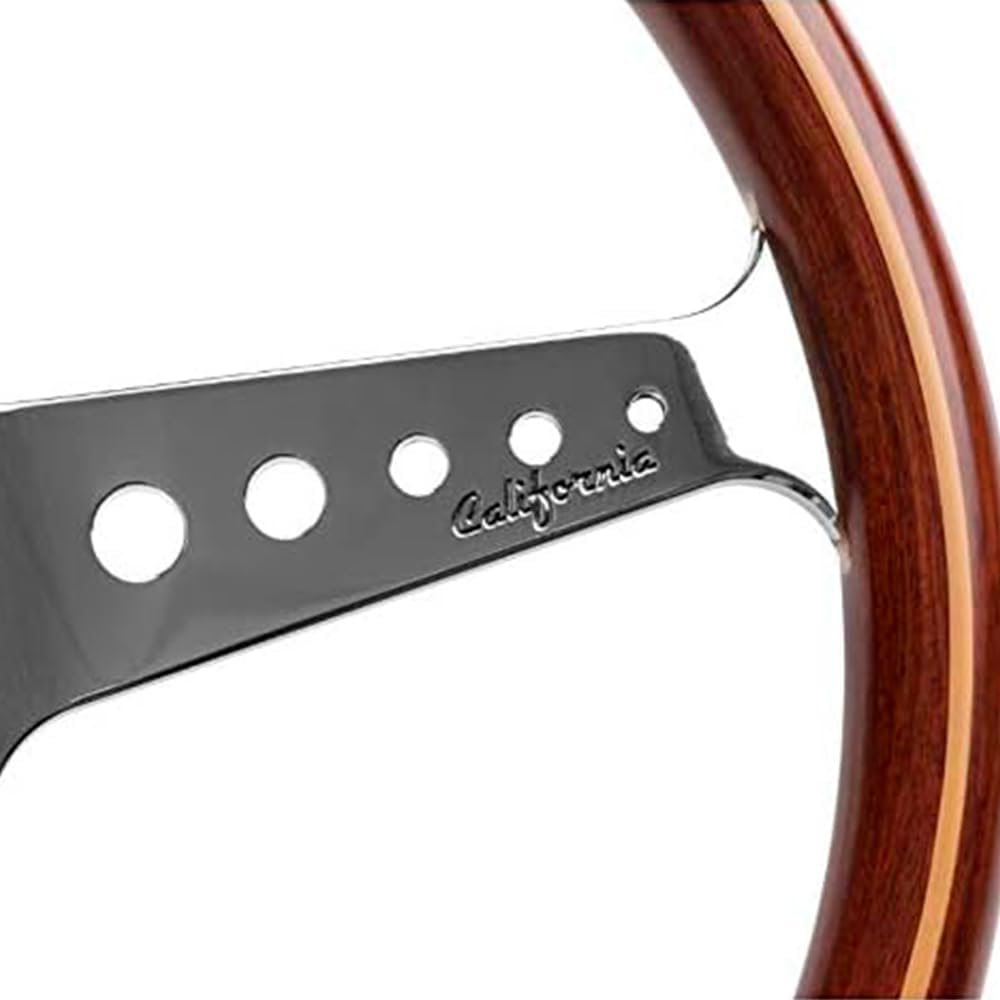 MOMO Motorsport California Heritage Steering Wheel Mahogany Wood, 360mm/14.2 inches - CAL36WD0P